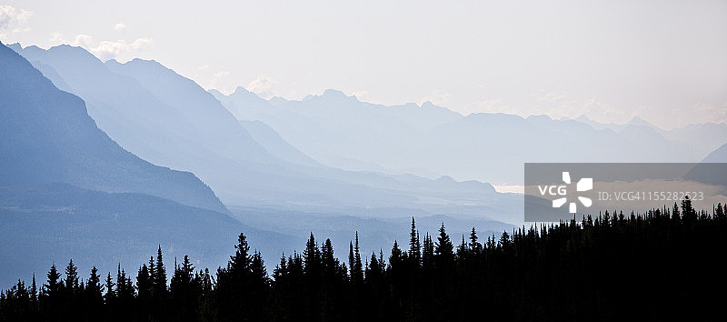库特尼落基山脉风景图片素材