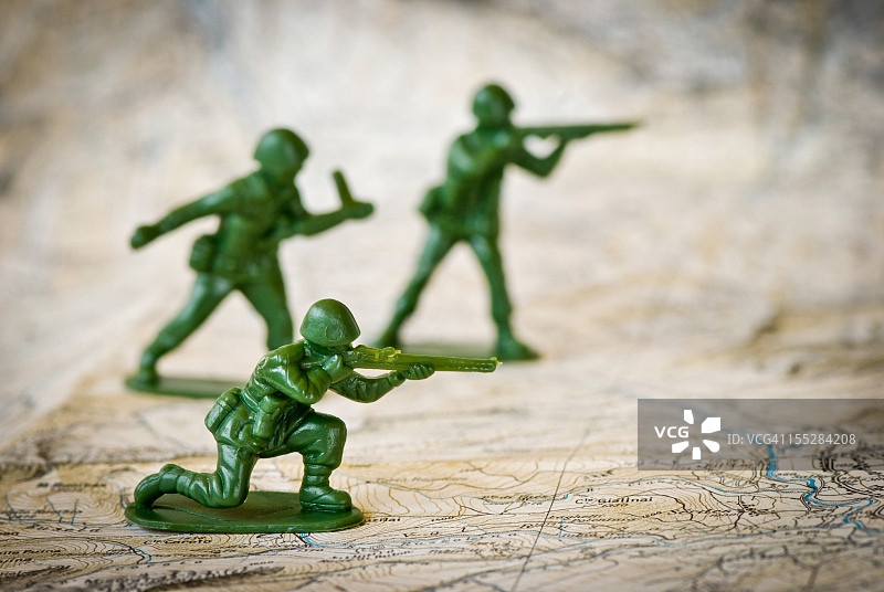 玩具士兵战争概念图片素材