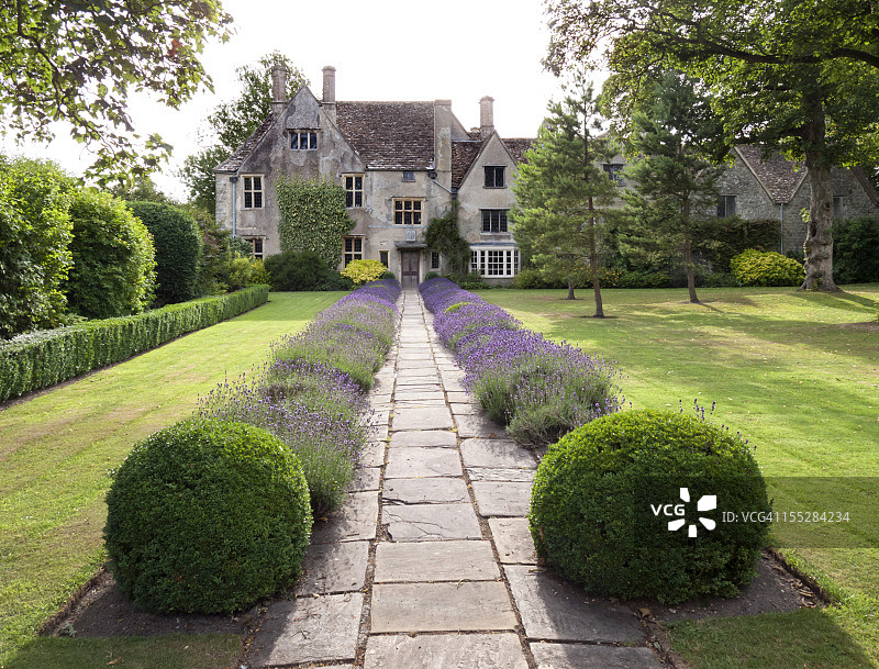 英国的庄严宅邸图片素材