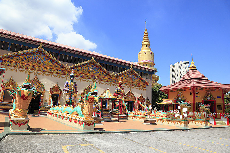 马来西亚槟城的柴亚芒卡拉兰寺图片素材