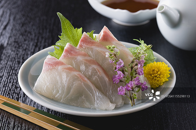 鲷鱼刺身图片素材