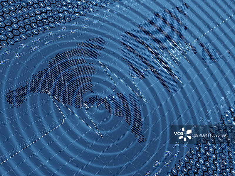 地震波图片素材