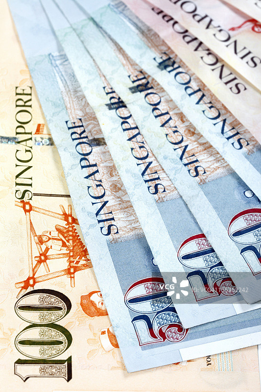 世界货币：新加坡元图片素材