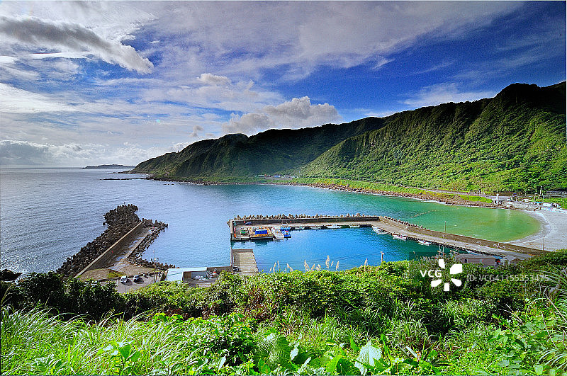 大武仑渔港图片素材