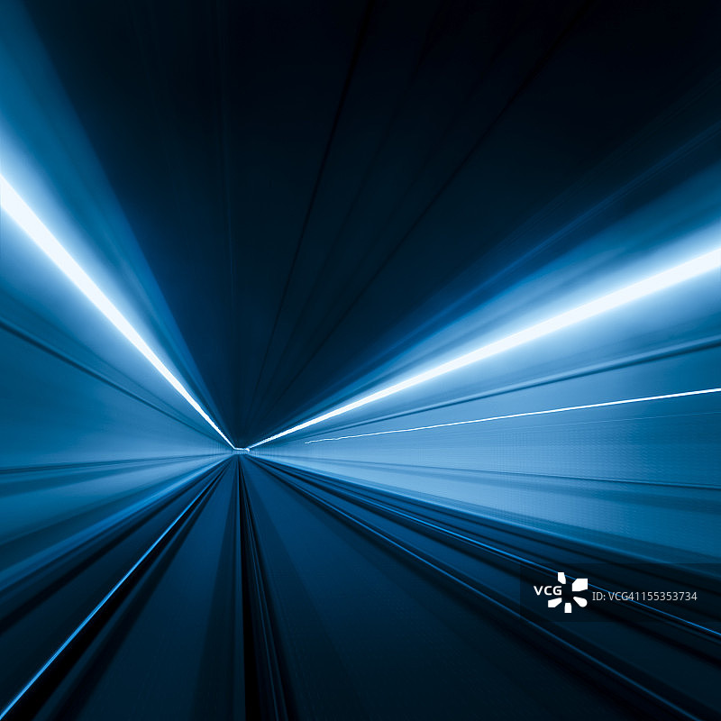 隧道速度光轨图片素材