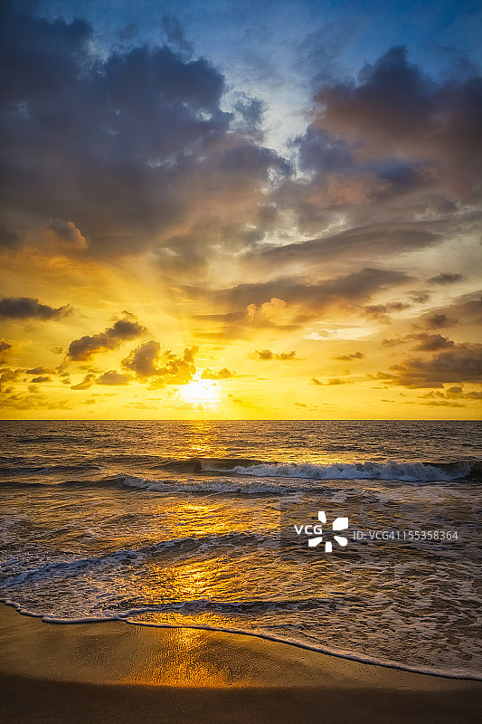 浪漫的日落图片素材