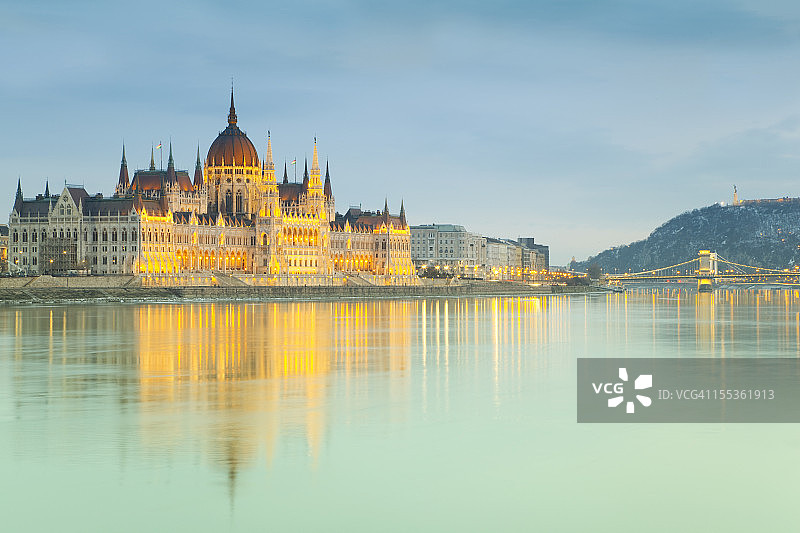 匈牙利国会大厦—布达佩斯图片素材