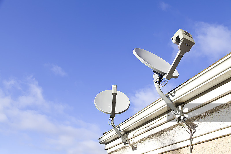 家用卫星天线图片素材