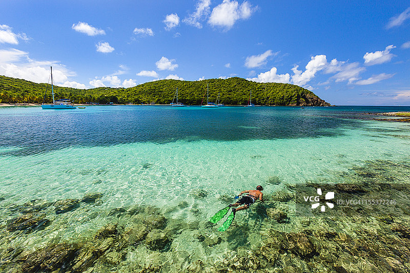 马约岛盐啸湾图片素材