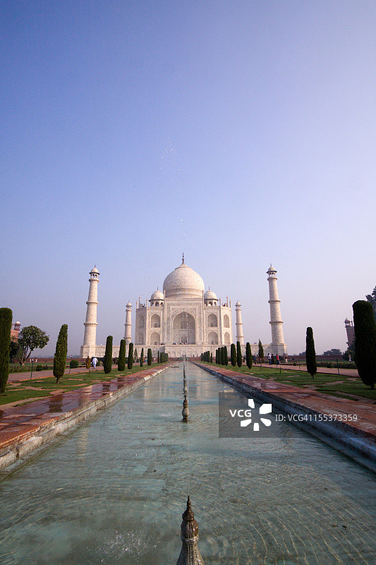 印度阿格拉的泰姬陵图片素材