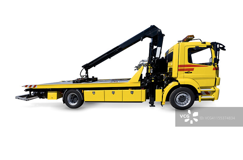 黄色拖车图片素材