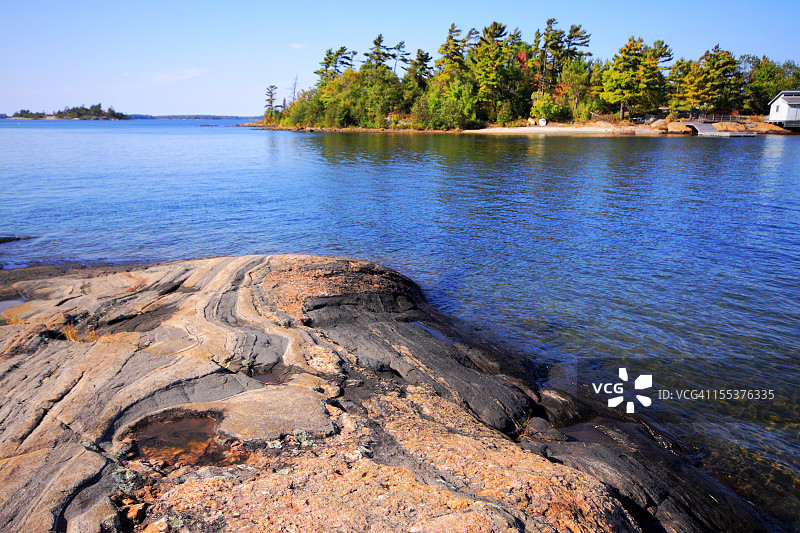 安大略省乡村小屋图片素材