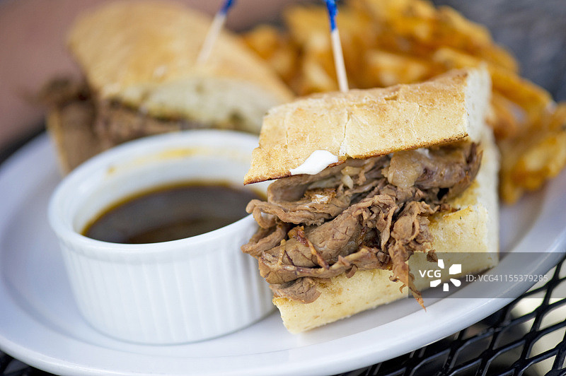 牛肉蘸酱图片素材