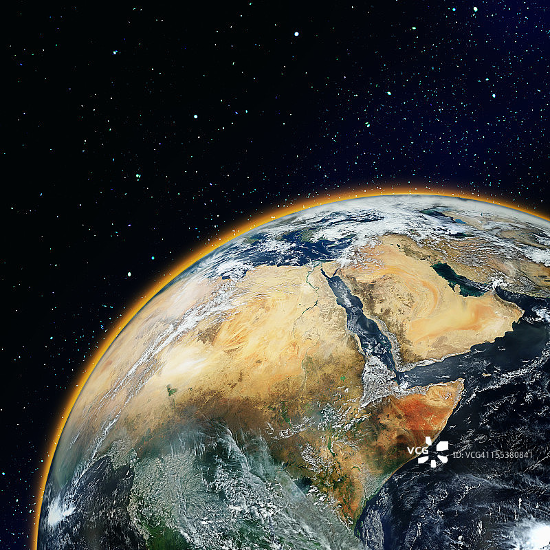 带有星星的地球图片素材