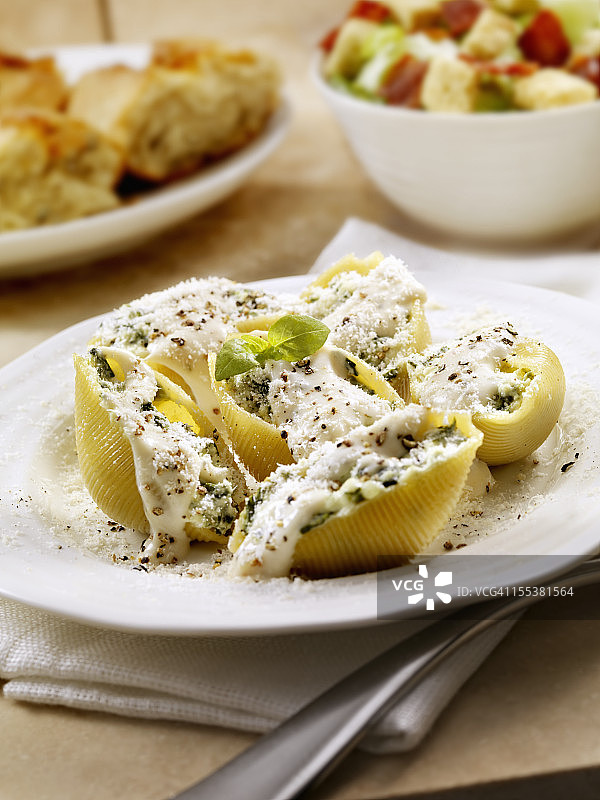 酿意大利面壳图片素材