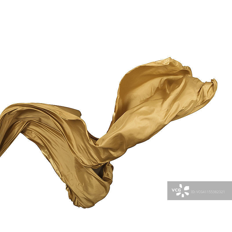 白色背景上隔离的飘带图片素材