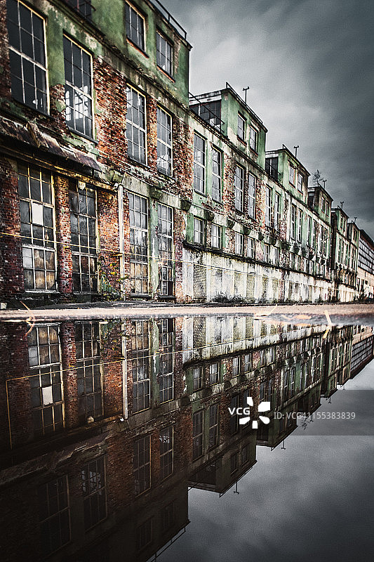 城市倒影图片素材