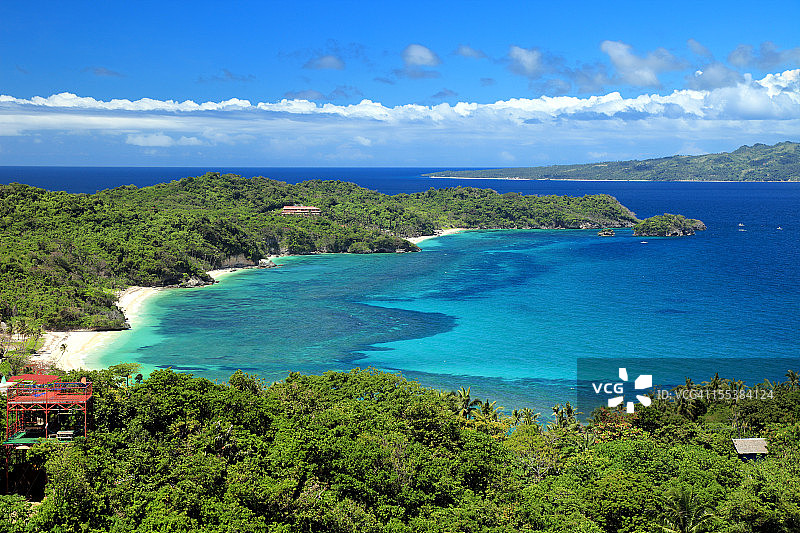 长滩岛全景图片素材