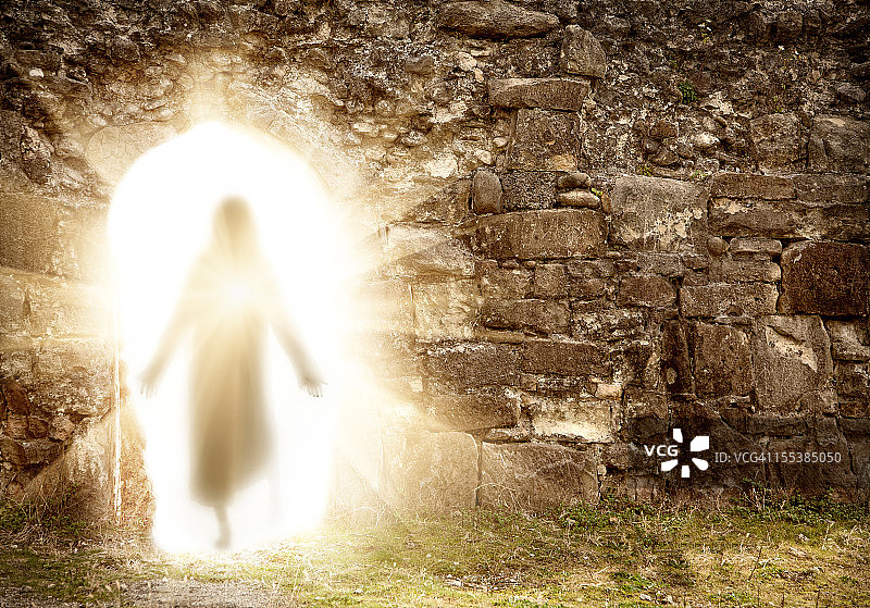 复活节：耶稣复活图片素材