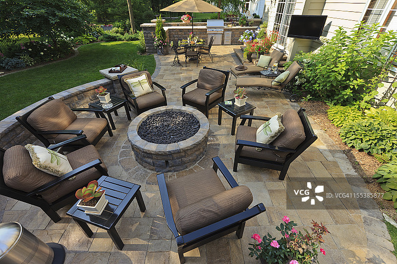 花园露台图片素材