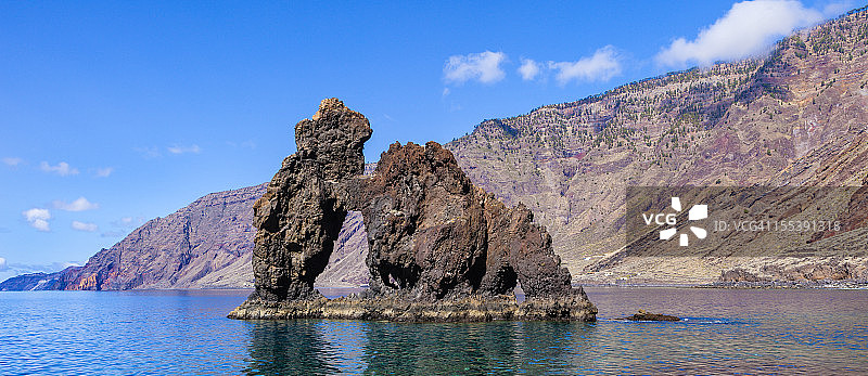 埃尔 Hierro 岛的罗克德拉博南扎图片素材