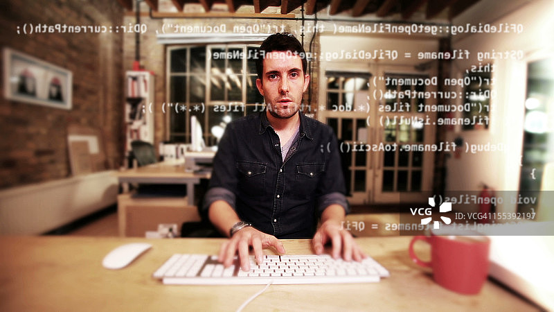 程序员工作场景图片素材
