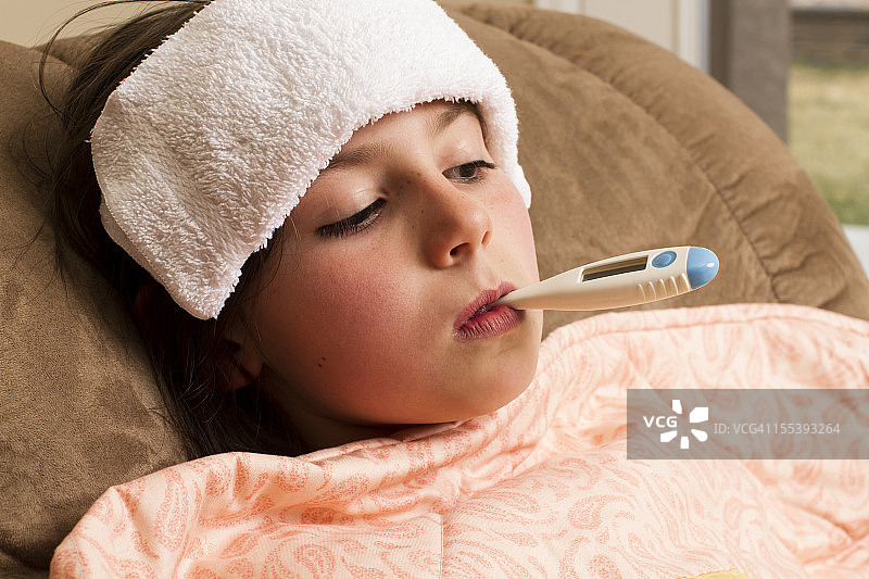 生病的孩子系列图片素材