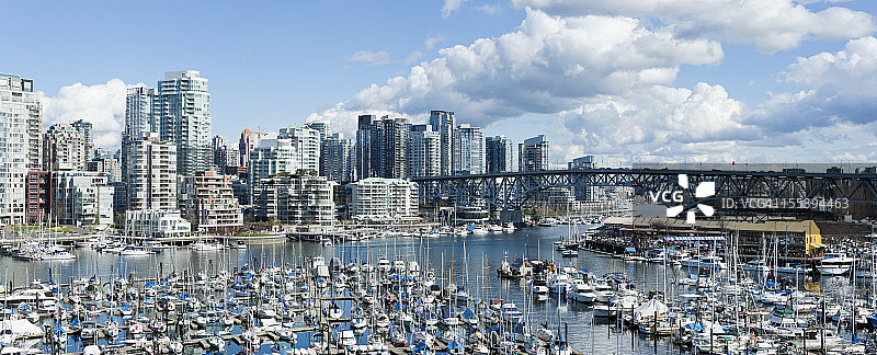 加拿温哥华城市天际线图片素材