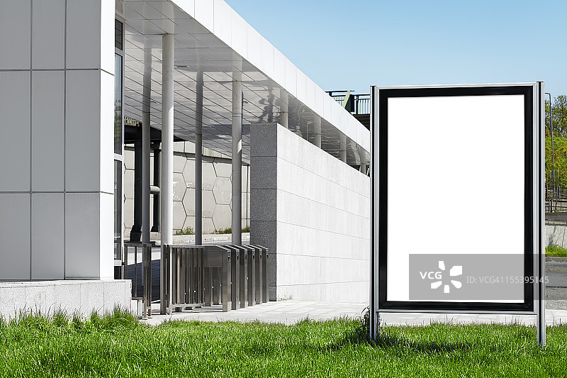 空白巨型广告牌图片素材