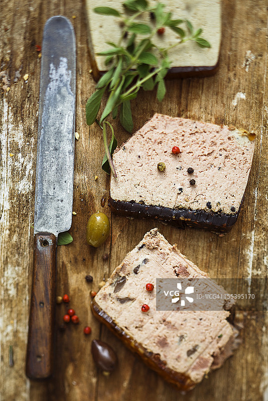 肉酱冻切片图片素材