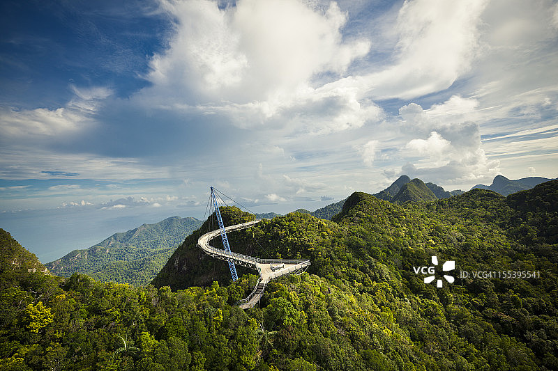 空中天桥风景图片素材