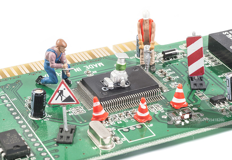 维修电脑设备图片素材