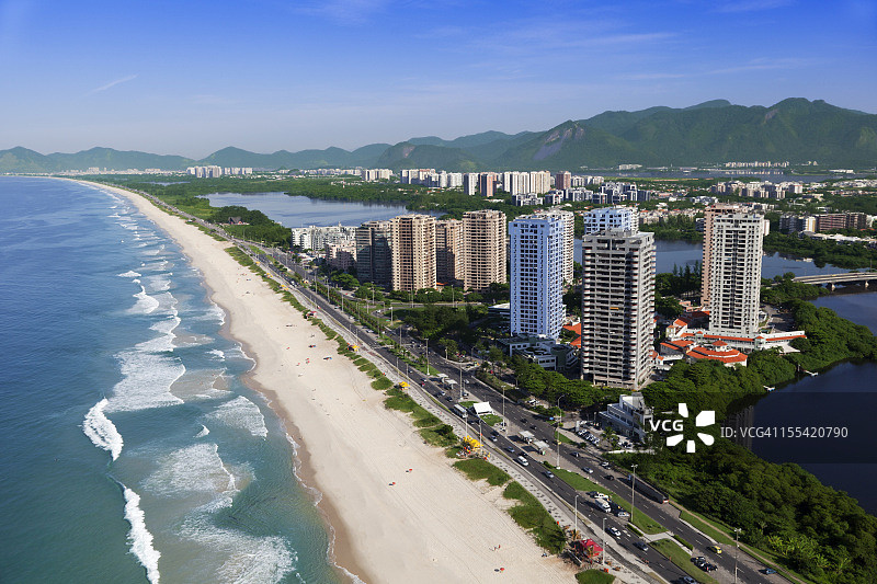 里约热内卢的巴拉达帝茹卡海滩图片素材