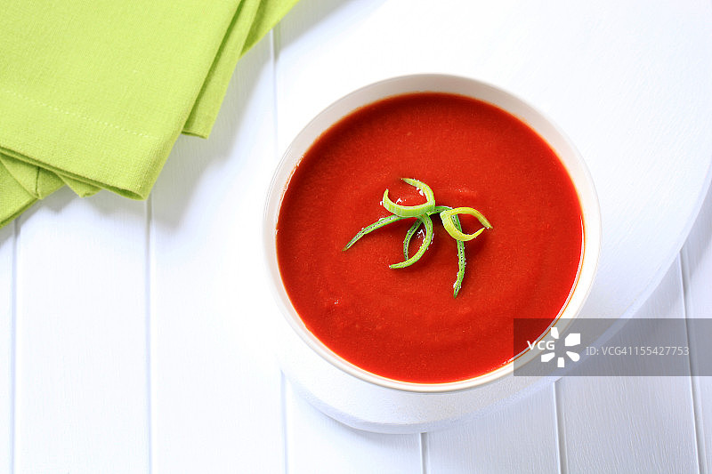 碗装番茄汤图片素材