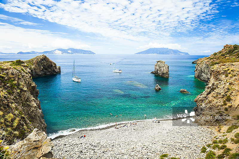 帕纳雷阿海湾图片素材