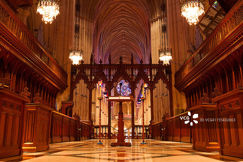 美国华盛顿哥伦比亚特区国家大教堂图片素材