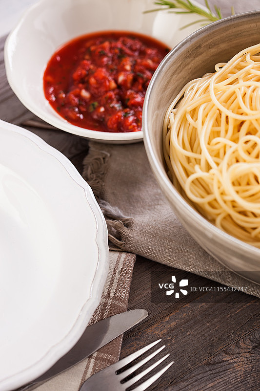 番茄酱意面图片素材