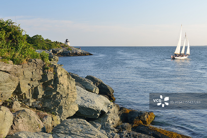 纽波特的海岸风光图片素材