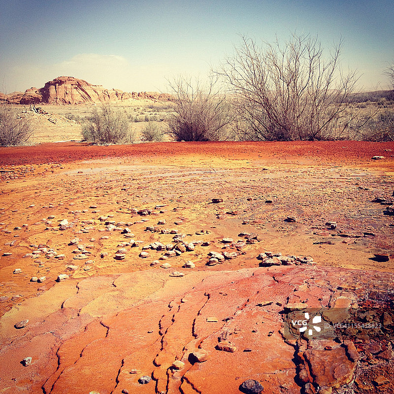 荒漠恶地景观图片素材