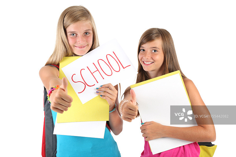 女学生图片素材