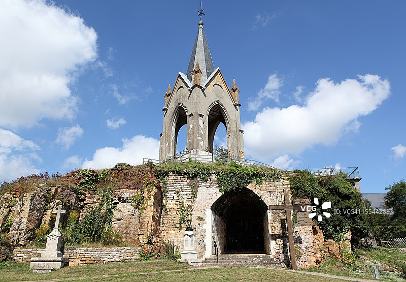 法国沃苏勒圣母教堂图片素材