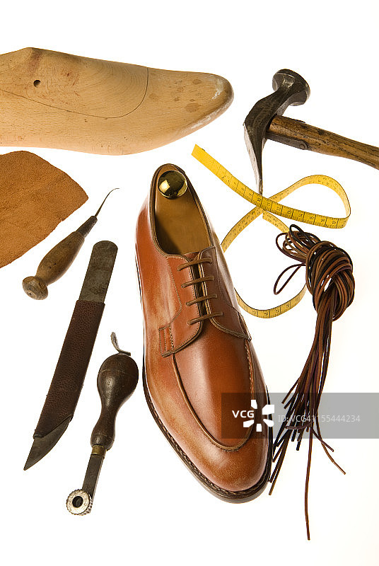 手工鞋和工具图片素材