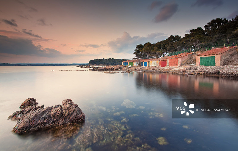 渔民的房屋图片素材