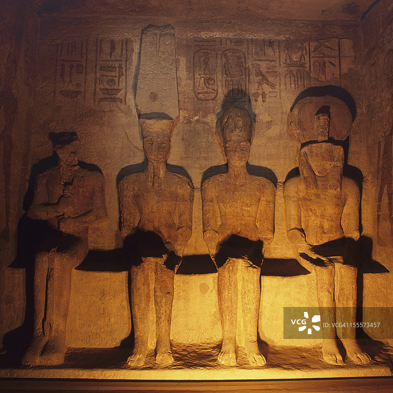 埃及阿布辛贝神庙图片素材