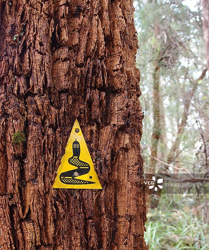 瓦吉尔-比布曼步道线路标志图片素材