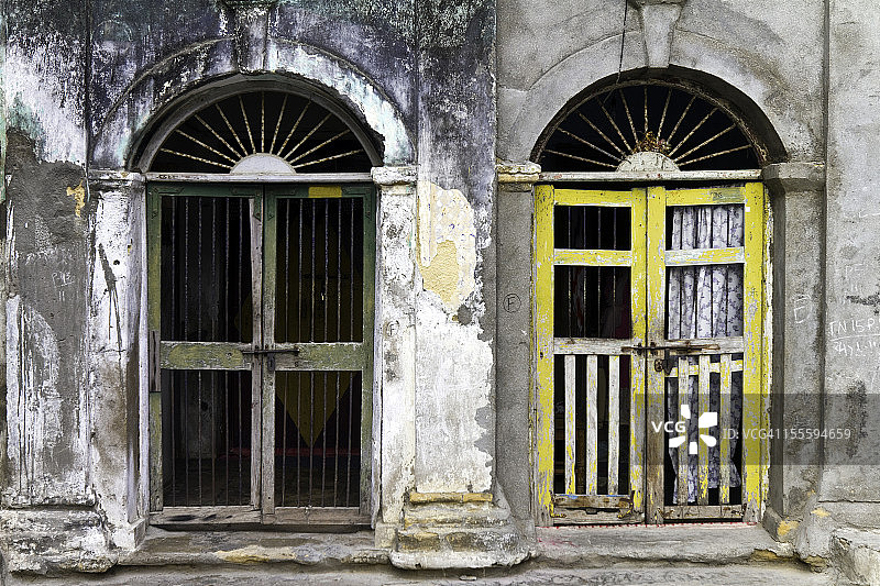 第乌岛第乌镇的古老建筑图片素材