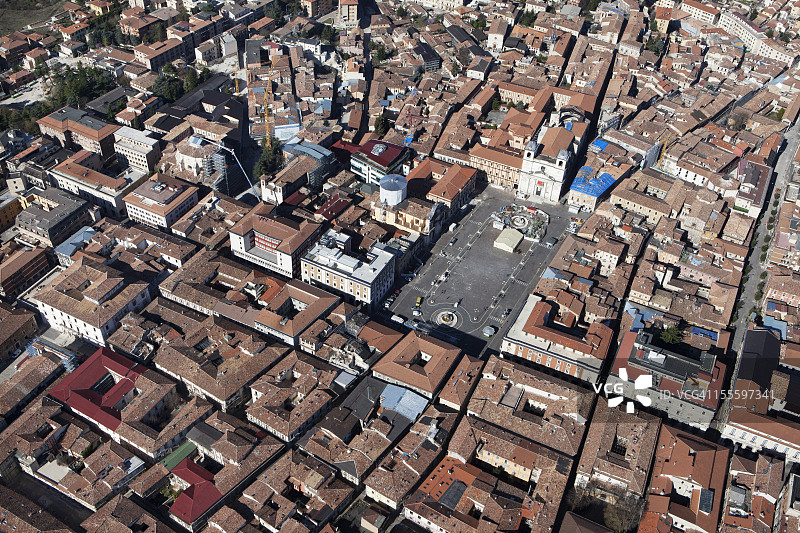 地震后的拉奎拉图片素材