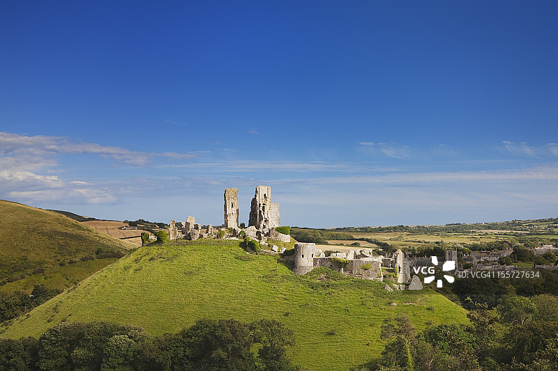 英国多塞特郡科夫城堡图片素材