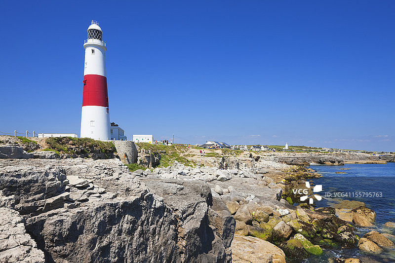 英格兰多塞特郡波特兰比尔灯塔图片素材