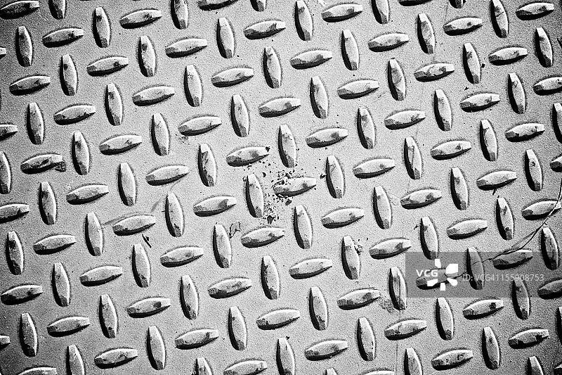 金属菱形地板图片素材